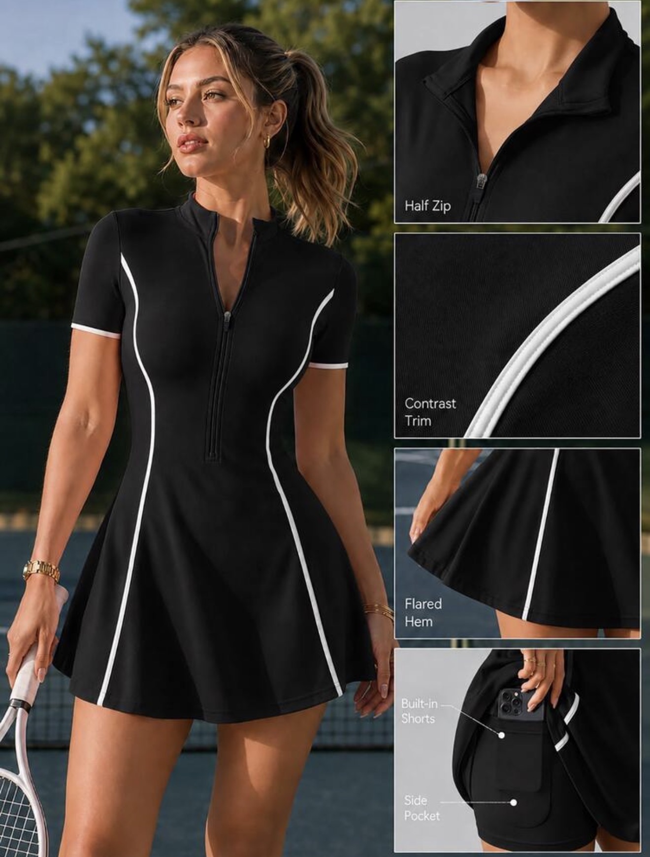 Vestido deportivo (Incluye short)