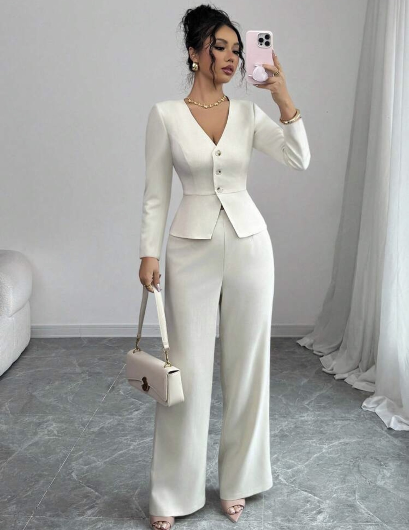 Eleganza Conjunto Blazer y pantalon